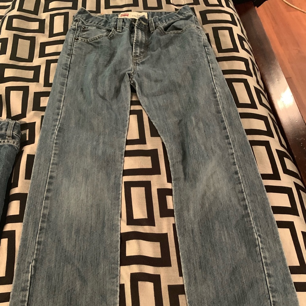 Boys blue jean pants 28x28